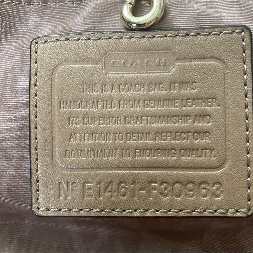 Coach Hadley XL Python Embossed Leather Bag - Picture 6 of 15